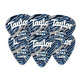 Набор медиаторов TAYLOR GUITARS 351 THERMEX ULTRA PICKS 1.0 MM BLUE SWIRL 6 PACK Изображение