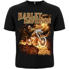 Футболка Harley-Davidson - лава, Размер 4XL (XXXL Euro) Изображение