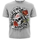 Футболка Guns'n'Roses (череп) (меланж), Размер 4XL (XXXL Euro) Изображение