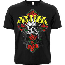 Футболка Guns'n'Roses (крест из роз), Размер XXXL (XXL Euro) Изображение
