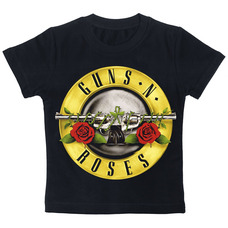Детская футболка Guns'n'Roses (logo) черная, Размер 4-5 лет 100-110, см Зображення