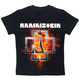 Детская футболка Rammstein (flaming logo) черная, Размер 4-5 лет 100-110, см Зображення