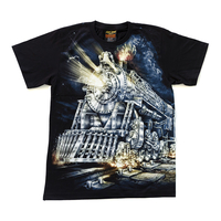 Футболка Поезд (steampunk) светится в темноте Изображение