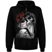Худі Muerte (Kiss of Death) на блискавці Зображення