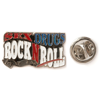 Пин (значок) фигурный Sex, Drugs, Rock'n'Roll Изображение