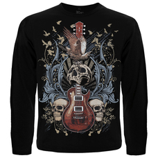 Лонгслив Guitar with Skulls and Ravens Зображення