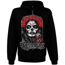 Худі Сарана - Muerte (black) на блискавці Зображення