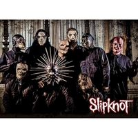 Постер Slipknot (white logo) Изображение
