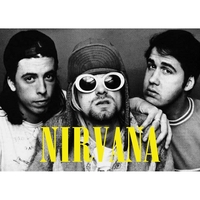 Постер Nirvana (glasses) Изображение