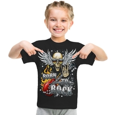 Детская футболка Born to Rock, Размер 4-5 лет 100-110, см Зображення