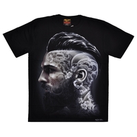 Футболка Man With Tattoos On Face (светится в темноте) Зображення