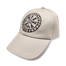Бейсболка Vegvisir (рунічний компас) (колір бежевий) Изображение