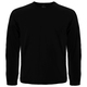 Футболка с длинным рукавом черная без рисунка, Размер 4XL (XXXL Euro) Зображення