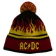 Шапка AC/DC (flame) c жаккардовым узором Изображение