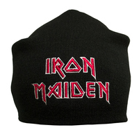 Шапка с вышивкой Iron Maiden черная Изображение