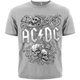 Футболка AC/DC (skulls and bells) (меланж), Размер 4XL (XXXL Euro) Зображення