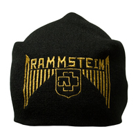 Шапка с вышивкой Rammstein черная Изображение