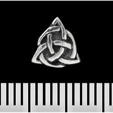 Серьга-гвоздик Трикветр (серебро, 925 проба) (st-010) Изображение