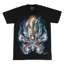 Футболка Tattoo Skull And Guitars (светится в темноте) Зображення