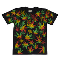 Футболка Cannabis (rasta colors) (rasta colors) Зображення