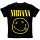 Детская футболка Nirvana (smile) черная, Размер 2-3 года 85-99, см Зображення