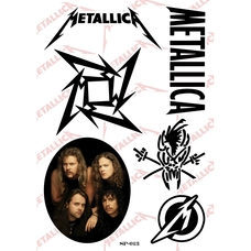Стикерпак Metallica (Black) SP-013 Зображення