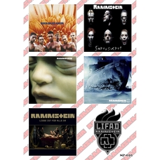 Стикерпак Rammstein (album covers) SP-016 Зображення