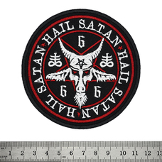Нашивка Hail Satan (pentagram) Зображення