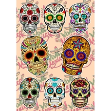 Стикерпак Mexican style Calavera skulls SP-030 Изображение