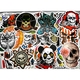 Набор стикеров Skulls-2 (color) (stk-011) (50 шт.) Зображення