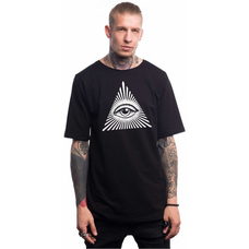 Удлиненная футболка Urbanist Eye Illuminati (black) Зображення