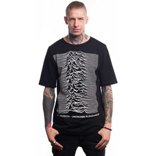 Удлиненная футболка Urbanist Joy Division-Unknown pleasures (black) Зображення