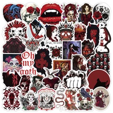 Набор стикеров Gothic Girls (stk-025) (50 шт.) Зображення