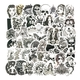 Набор стикеров Tattoo (black-white) (stk-026) (50 шт.) Зображення