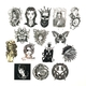 Набор стикеров Tattoo (black-white) (stk-026) (50 шт.) Зображення