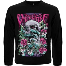 Футболка с длинным рукавом Bullet For My Valentine (skull and roses) Зображення