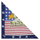 Бандана USA flag with eagle Изображение