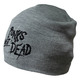 Шапка с вышивкой Punk's Not Dead серая Зображення
