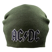 Шапка с вышивкой AC/DC (logo) олива Изображение