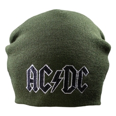 Шапка с вышивкой AC/DC (logo) олива Зображення