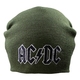 Шапка с вышивкой AC/DC (logo) олива Зображення