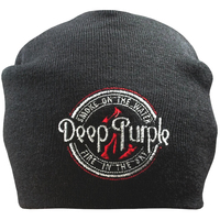 Шапка с вышивкой Deep Purple черная Изображение