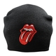 Шапка с вышивкой The Rolling Stones черная Зображення