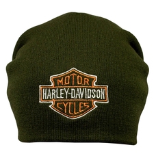 Шапка с вышивкой Harley-Davidson олива Зображення
