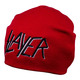 Шапка с вышивкой Slayer, красная Зображення