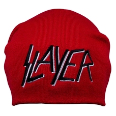 Шапка с вышивкой Slayer, красная Зображення