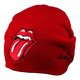 Шапка с вышивкой The Rolling Stones, красная Зображення