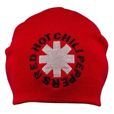Шапка с вышивкой Red Hot Chili Peppers, красная Зображення