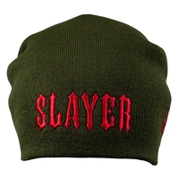 Шапка с вышивкой Slayer, олива Изображение