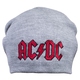 Шапка с вышивкой AC/DC (logo), серая Зображення